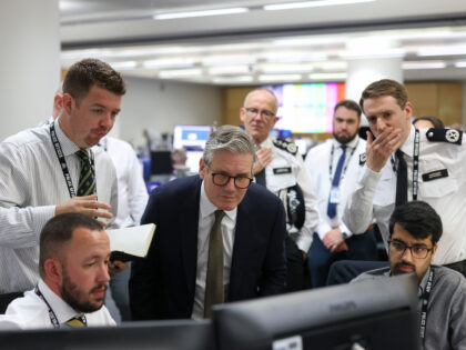 09/08/2024. London, United Kingdom. Prime Minister Keir Starmer tours the Metropolitan Pol