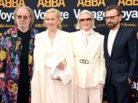 LONDON, ENGLAND - MAY 26: Benny Andersson, Agnetha Fältskog, Anni-Frid Lyngstad and Bjorn