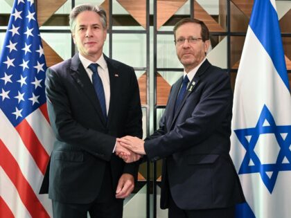 Antony Blinken and Isaac Herzog (Ma'ayan Toaf / GPO)