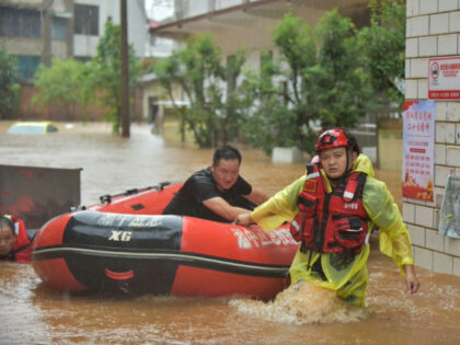 Relief Work Carried Out In Flood-affected Areas In Hunan