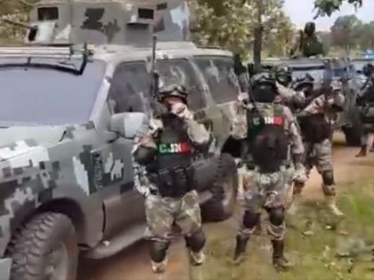 Cartel Jalisco Nueva Generacion leakes video showing what appears to be a paramilitary arm