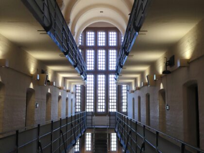 Inside of the old prison at Lincoln Castle