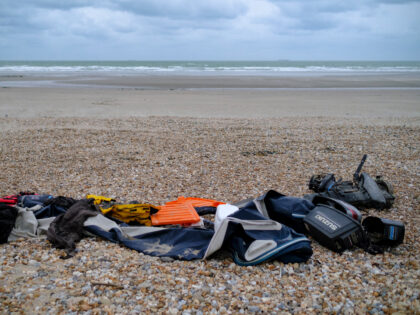 WIMEREUX, HAUTS-DE-FRANCE, FRANCE - NOVEMBER 26: Personal belongings of people who attempt