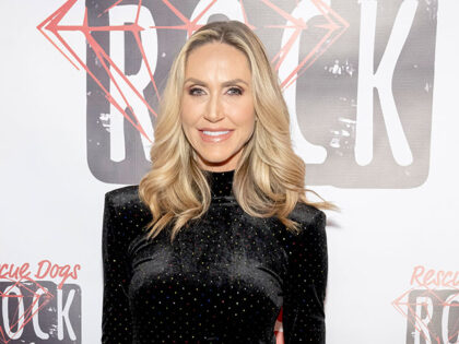 Lara Trump attends Rescue Dogs Rock NYC Cocktails for Canines at Versa on May 02, 2023 in