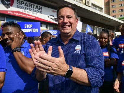 DURBAN, SOUTH AFRICA - MAY 22: John Steenhuisen, DA Federal leader at the Democratic Allia