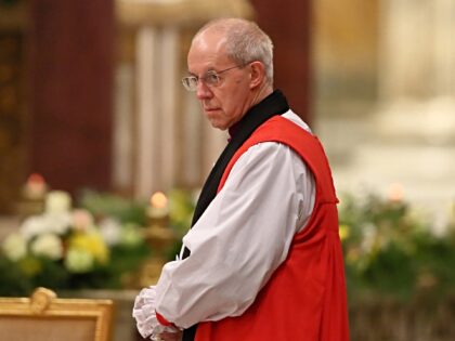 The Archbishop of Canterbury Justin Welby participates in the celebration of the Second Ve