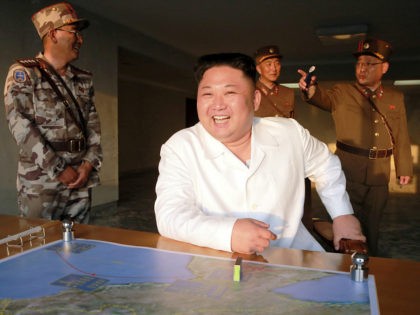 This undated photo released by North Korea's official Korean Central News Agency (KCNA) on