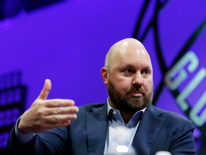 Tech venture capitalist Marc Andreessen during a discussion called The Now and Future of M