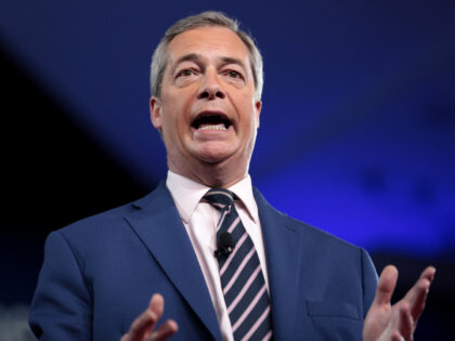 Member of the European Parliament Nigel Farage speaking at the 2017 Conservative Political